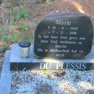 PLESSIS Marie, du 1940-1998