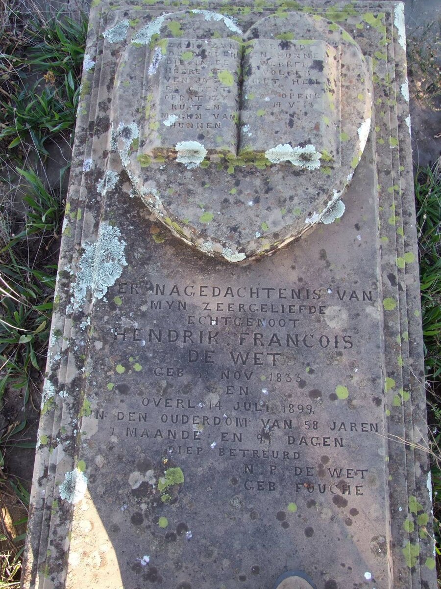 WET Hendrik Francois, de 1833-1899
