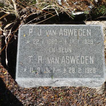 ASWEGEN P.J., van 1880-1929 :: ASWEGEN T.R., van 1927-1928
