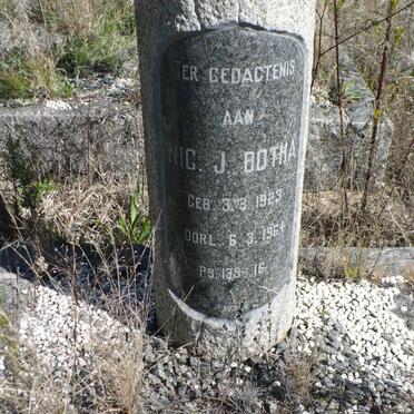 BOTHA Nic J. 1923-1964