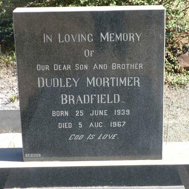 BRADFIELD Dudley Mortimer 1939-1967