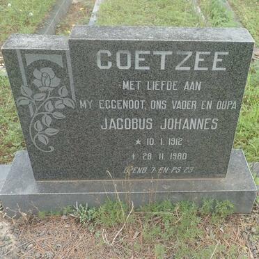 COETZEE Jacobus Johannes 1912-1980