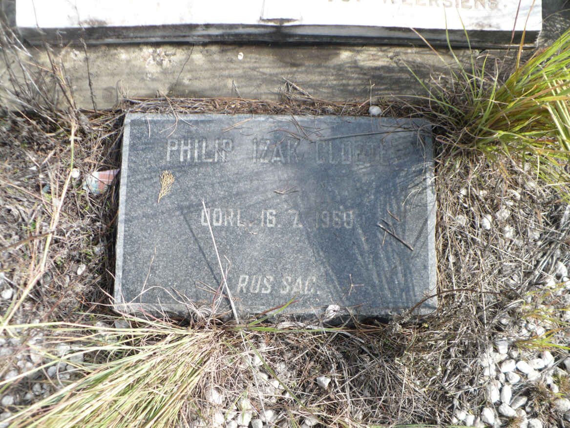 CLOETE Philip Izak -1960