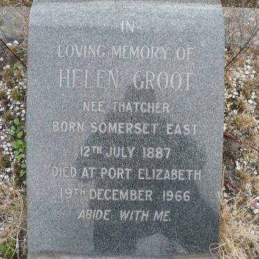 GROOT Helen nee THATCHER 1887-1966