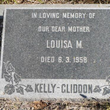 GLIDDON Louisa M., KELLY -1958