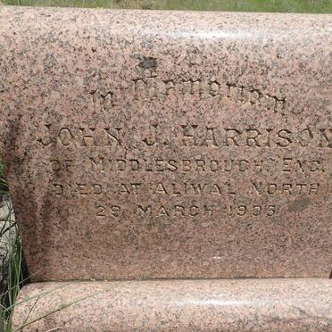 HARRISON John J. -1905