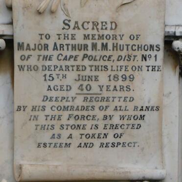 HUTCHONS Arthur N.M. -1899