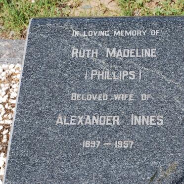 INNES Ruth Madeline nee PHILLIPS 1897-1957