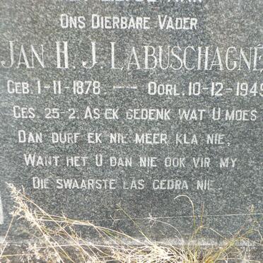 LABUSCHAGNE Jan H.J. 1878-1949