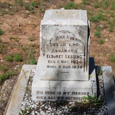 LESSING Annemariè Eldoret 1934-1939