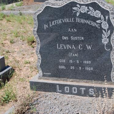 LOOTS Levina C.W. 1889-1968