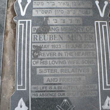 MEYER Reuben 1923-2004