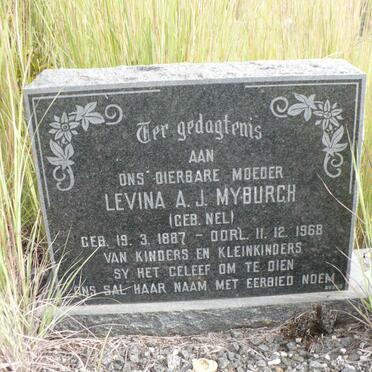 MYBURGH Levina A.J. nee NEL 1887-1968