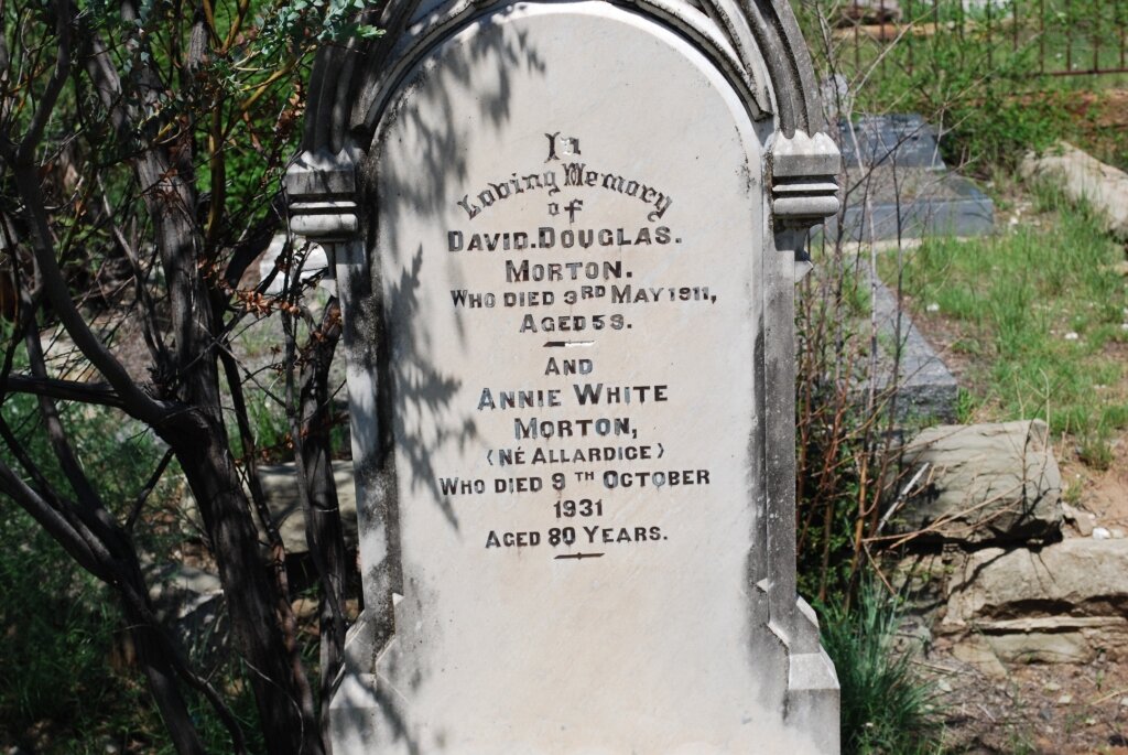 MORTON David Douglas -1911 &amp; Annie White ALLARDIGE -1931