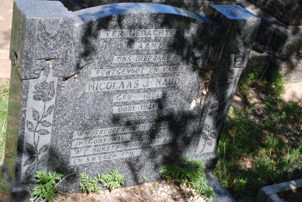 NAUDE Nicolaas J. 1891-1941