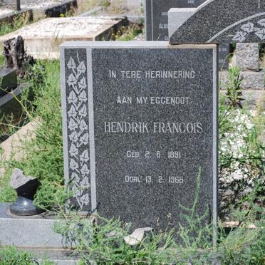 NAUDE Hendrik Francois 1891-1966