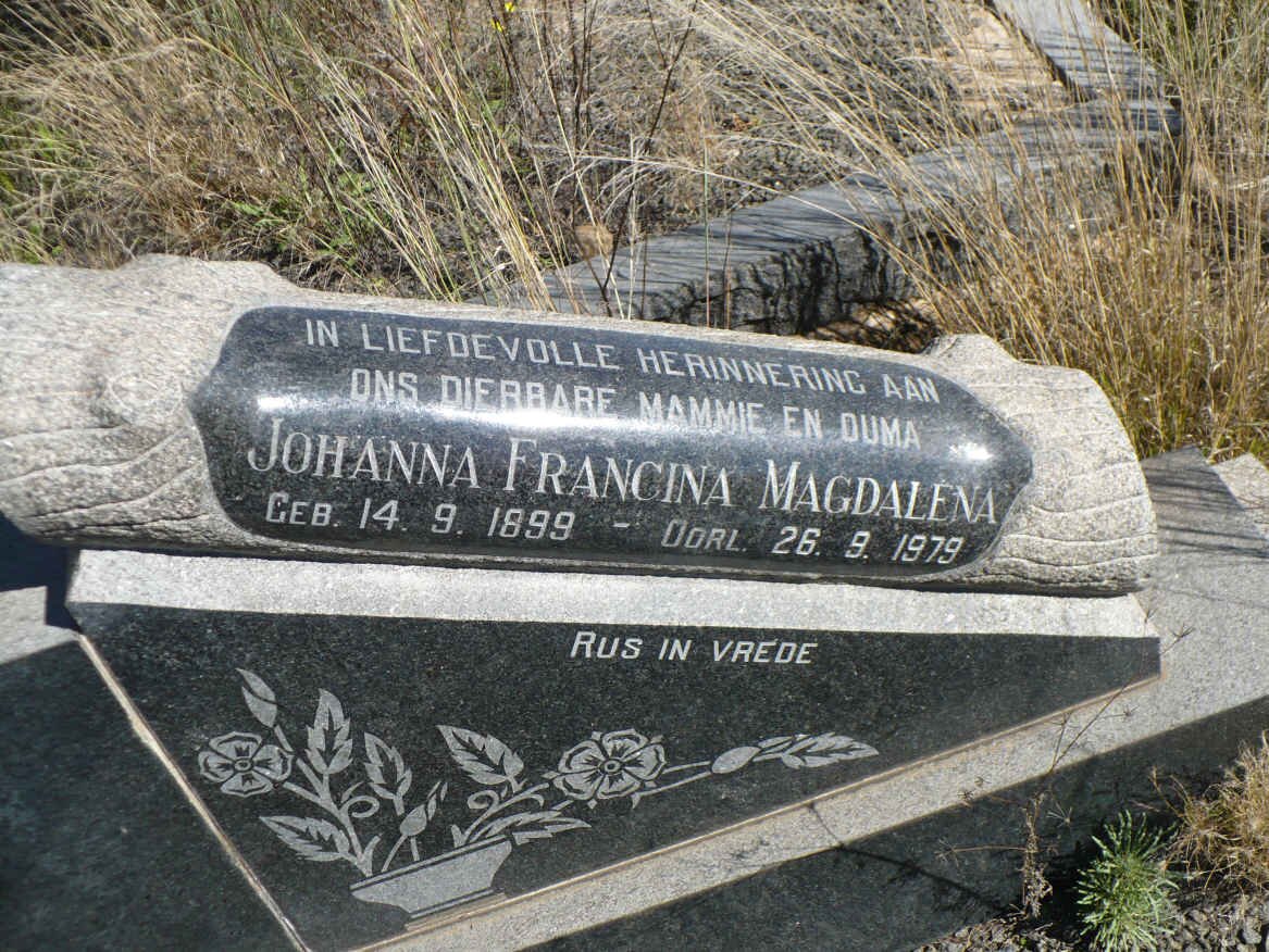 NEL Marthinus Jacobus 1901-1964 &amp; Johanna Francina Magdalena 1899-1979