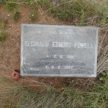 POWELL Reginald Edmund 1901-1962