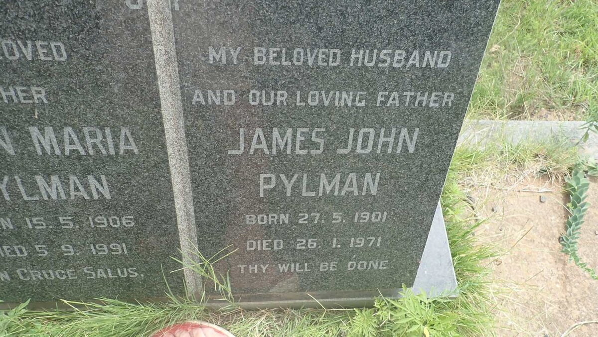 PYLMAN James John 1901-1971 &amp; Susan Maria 1906-1991