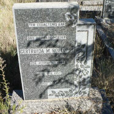 ROELOFSE Gertruida M. nee PEYPER 1884-1957