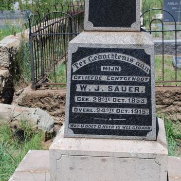 SAUER W.J. 1853-1915