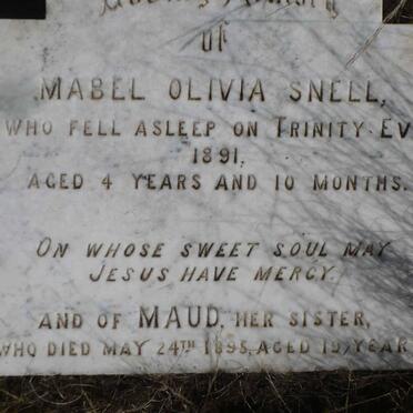SNELL Maud -1895 :: SNELL Mabel Olivia -1891