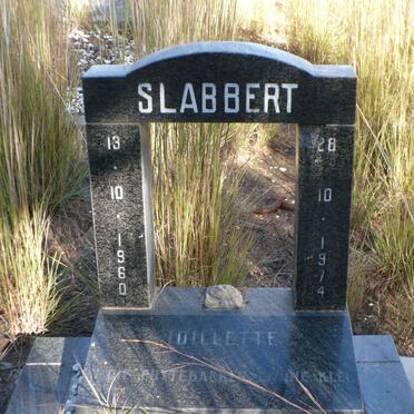 SLABBERT Idillette 1960-1974