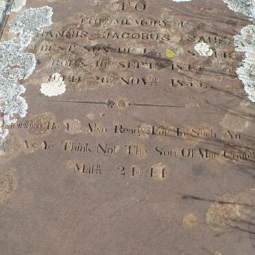 SAUER Johannis Jacobus 181?-1855