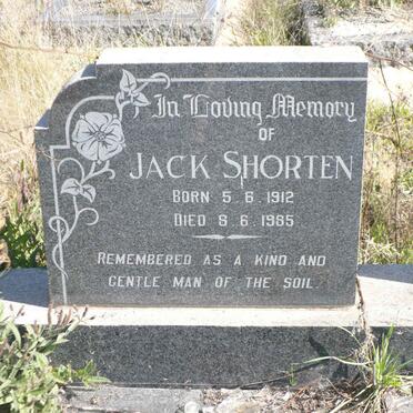 SHORTEN Jack 1912-1985 &amp; Joyce OLORENSHAW 1914-1960