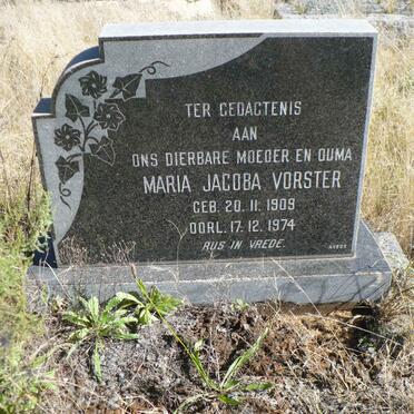 VORSTER Maria Jacoba 1909-1974