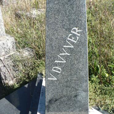 VYVER Ronald, v.d. 1936-1965