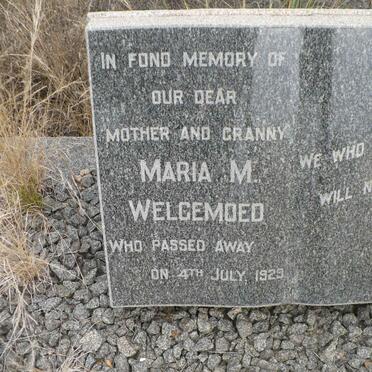 WELGEMOED Maria M. -1929