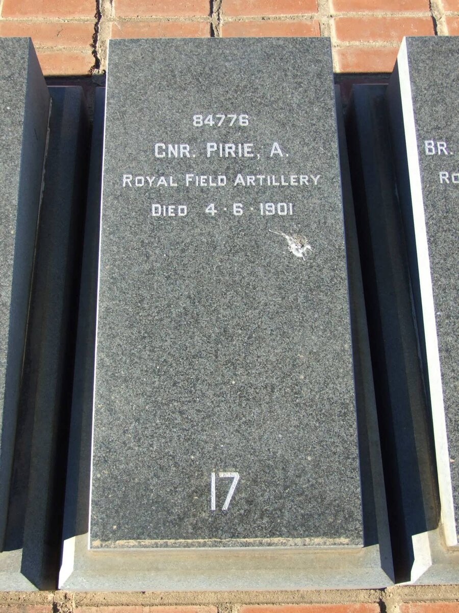 PIRIE A. -1901