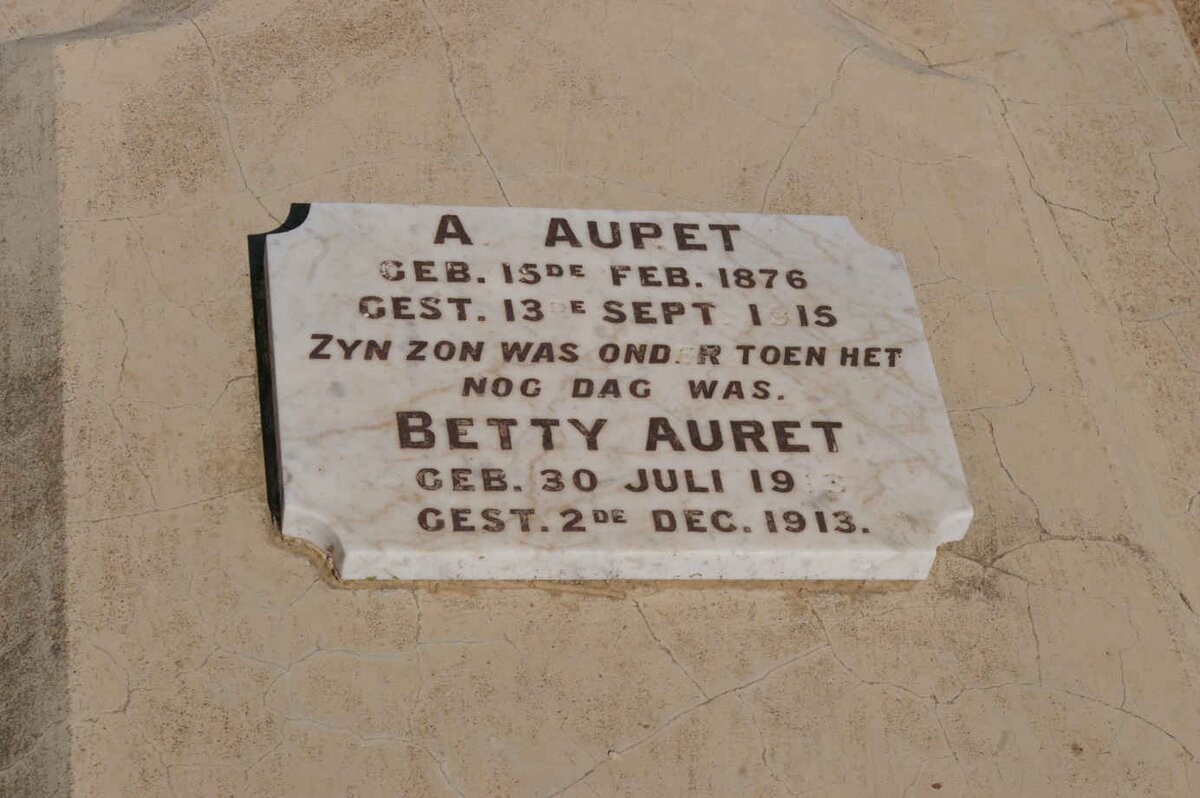 AURET A. 1876-1915 :: AURET Betty 1913-1913