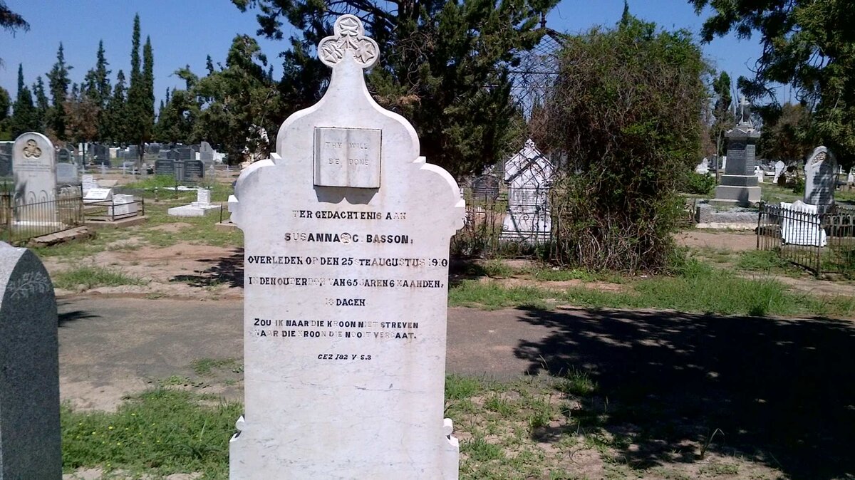 BASSON Susanna C. -1910