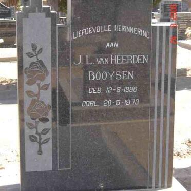 BOOYSEN J.L. van Heerden 1896-1973