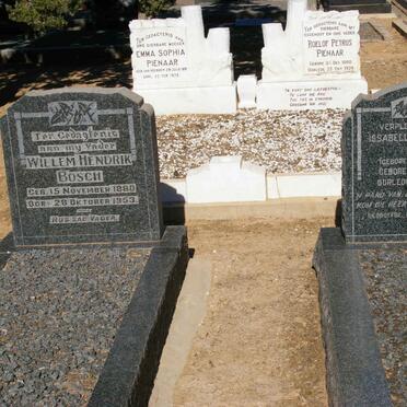 BOSCH Willem Hendrik 1880-1953 &amp; Isabella Petronella VAN HEERDEN 1888-1941