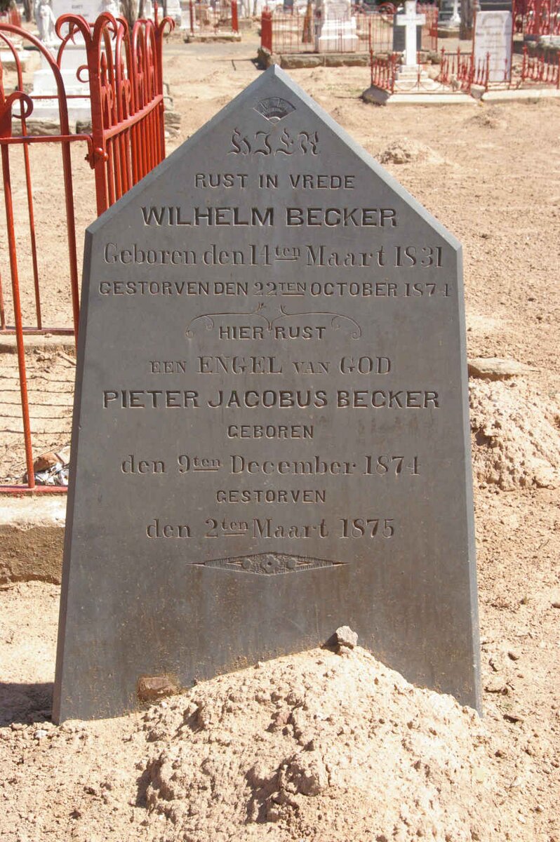 BECKER Wilhelm 1831-1874 :: BECKER Pieter Jacobus 1871-1875