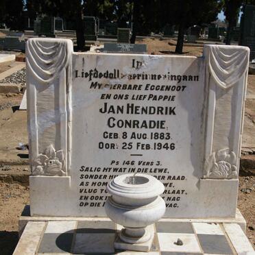 CONRADIE Jan Hendrik 1883-1946 &amp; Johanna Elizabeth VAN VEYEREN 1887-1953