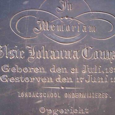 CONRADIE Elsie Johanna 1870-1889