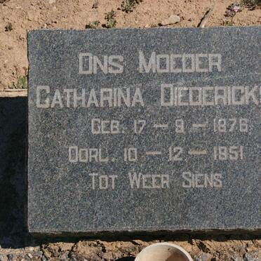 DIEDERICKS Catharina 1876-1951