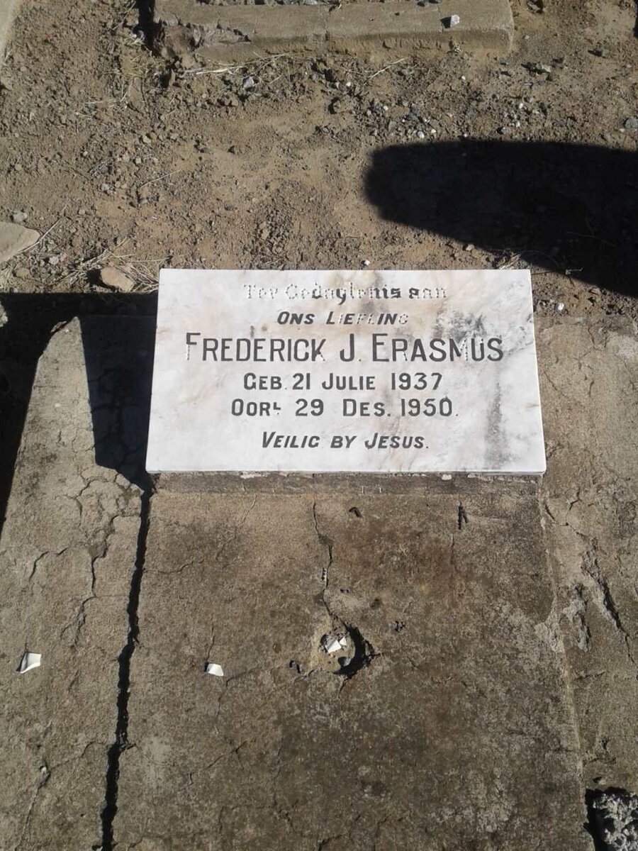 ERASMUS Frederick J. 1937-1950