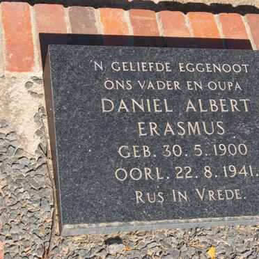 ERASMUS Daniel Albert 1900-1941