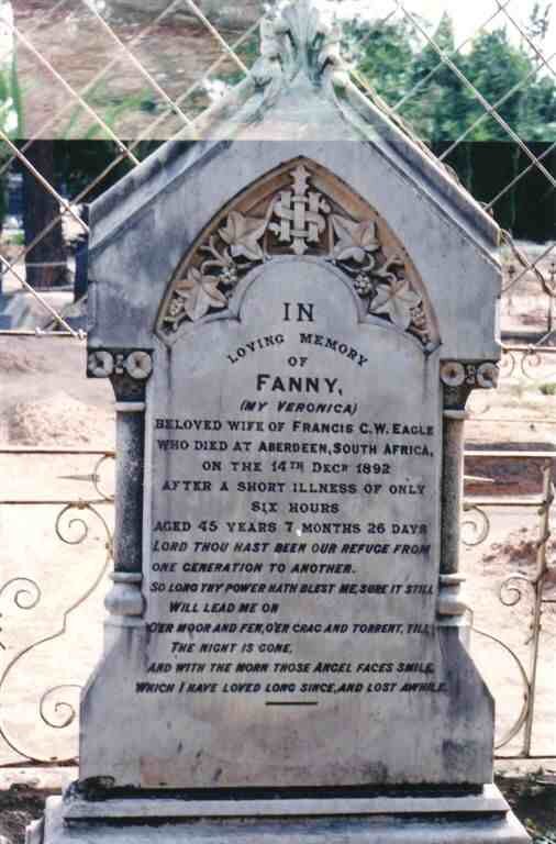 EAGLE Fanny Veronica 1847-1892