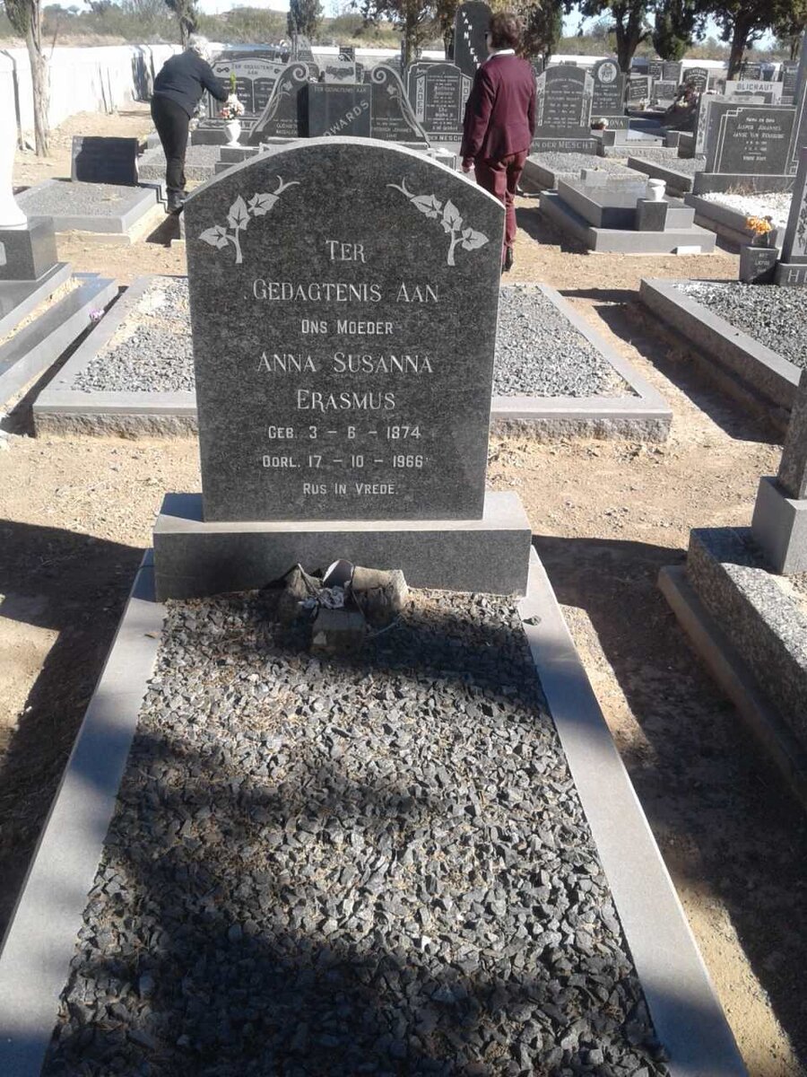 ERASMUS Anna Susanna 1874-1966