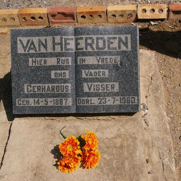 HEERDEN Gerhardus Visser, van 1887-1960
