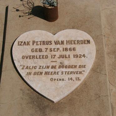 HEERDEN Izak Petrus, van 1866-1924