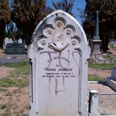 JOUBERT Jozua 1872-1912