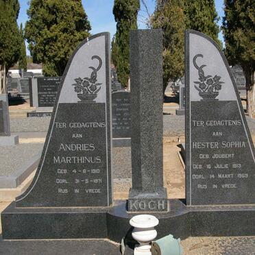 KOCH Andries Marthinus 1910-1971 &amp; Hester Sophia JOUBERT 1913-1969