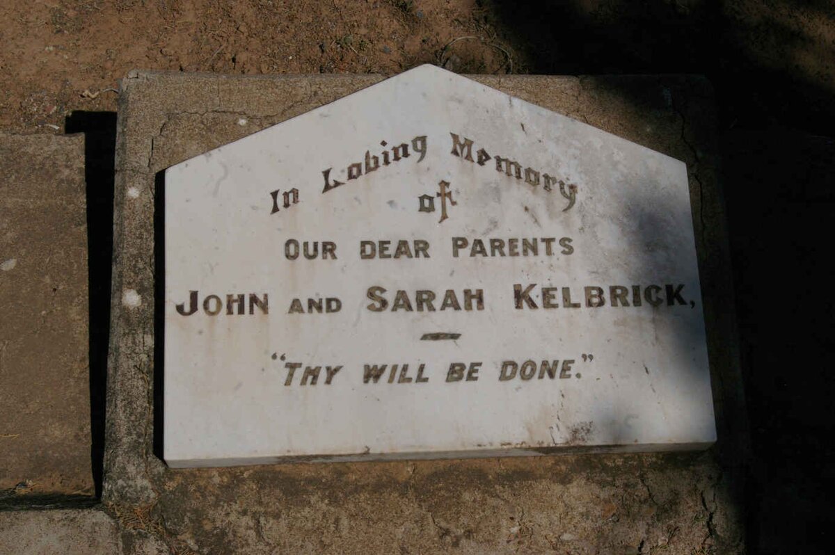 KELBRICK John &amp; Sarah